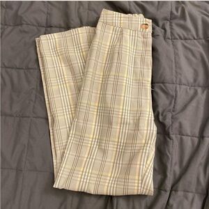 Princess Polly Plaid Green Pants